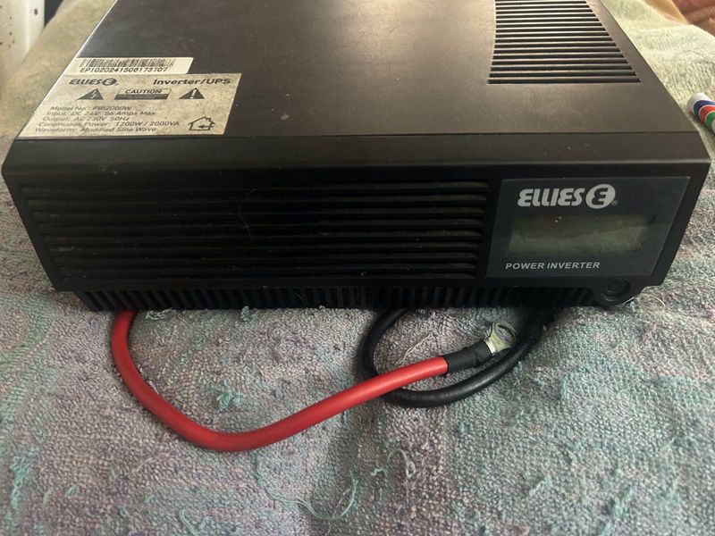 24 volt Ellies inverter used in perfect working condition.