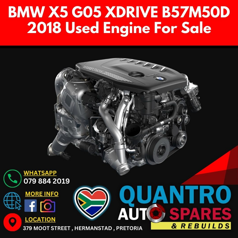BMW X5 G05 XDRIVE B57M50D 2018 Used Engine For Sale
