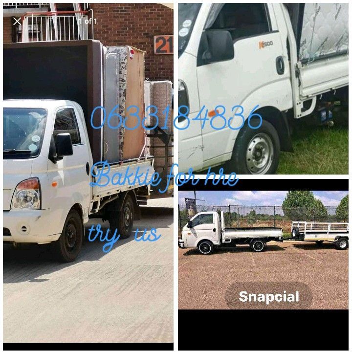 Removal bakkie for hire