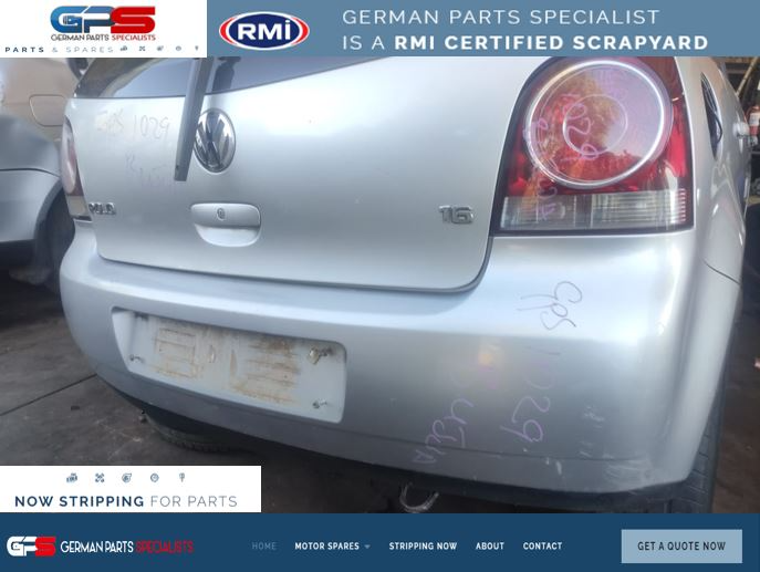 VW Polo Bujwa 2006 Hatchback used replacement rear bumper for sale for ...