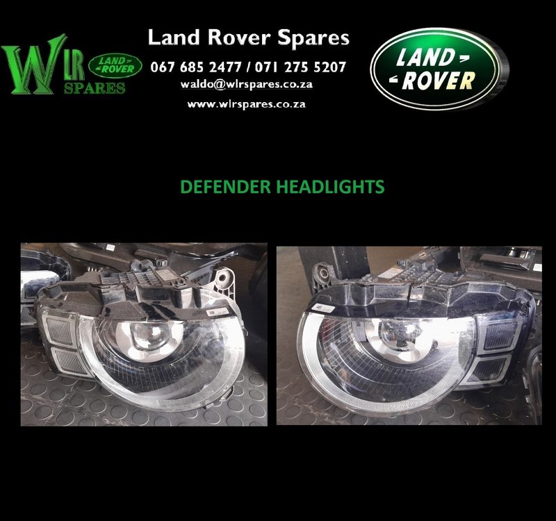 Land Rover used spares - Land Rover Defender headlights for sale