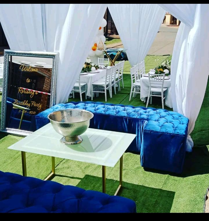 wedding decor,birthday parties, cakes baking,gift hampers and jumping castles for hire ,in germiston
