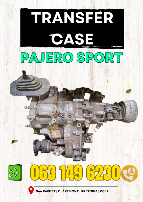 Pajero Sport Transfer Case R4000 Call or WhatsApp me 063 149 6230