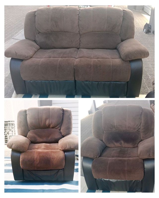Full Recline byr couch set in perfect condition.