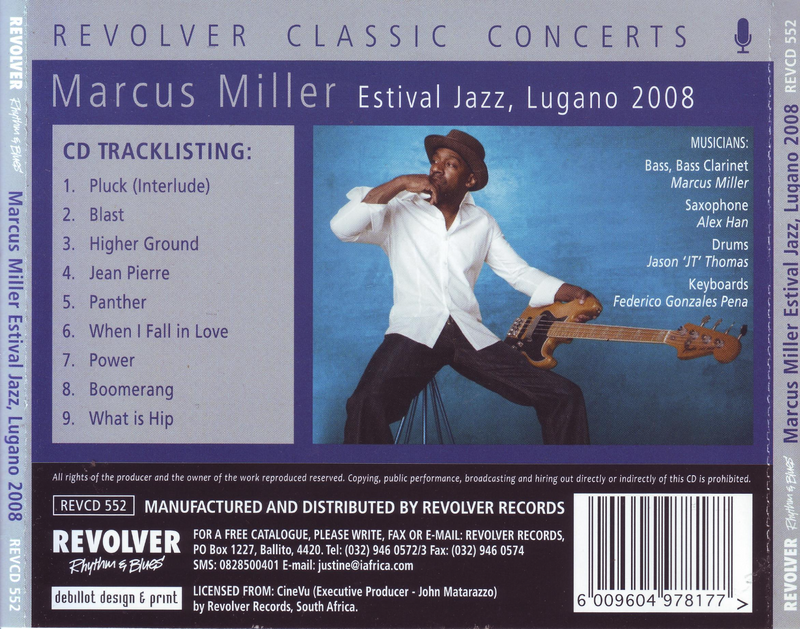 Marcus Miller - Estival Jazz, Lugano (CD)
