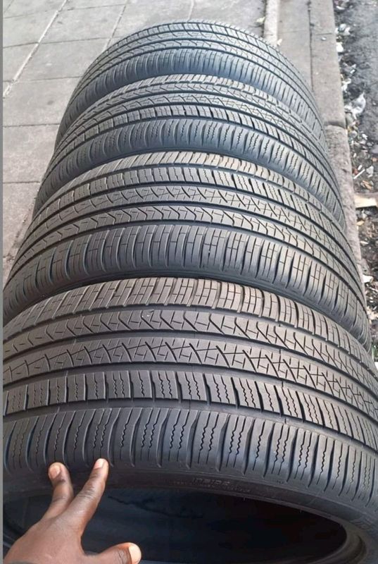 New tyres and second hand are available