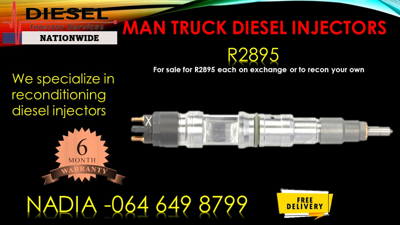 MAN TRUCK DIESEL INJECTORS FOR SALE ON EXCHANGE OR TO RECON