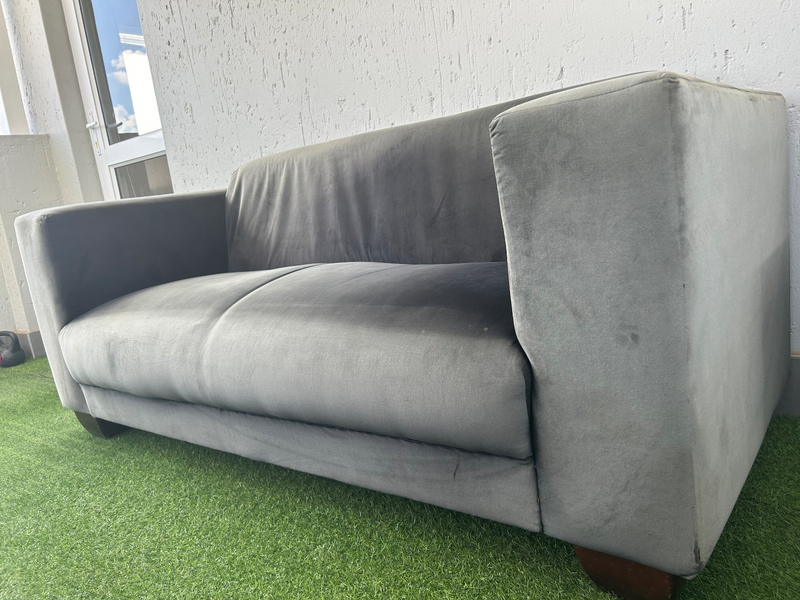 Black Two Seater Couch
