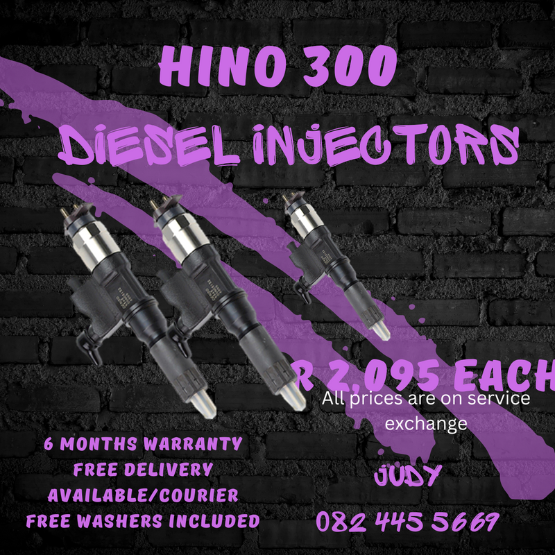 Hino 300 Diesel Injectors for sale