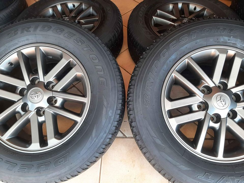 17&#34;inch magrims and tyres for Toyota hilux D4D is available