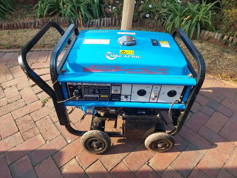 Generator Mac Afric JDP6500E 5.5kw