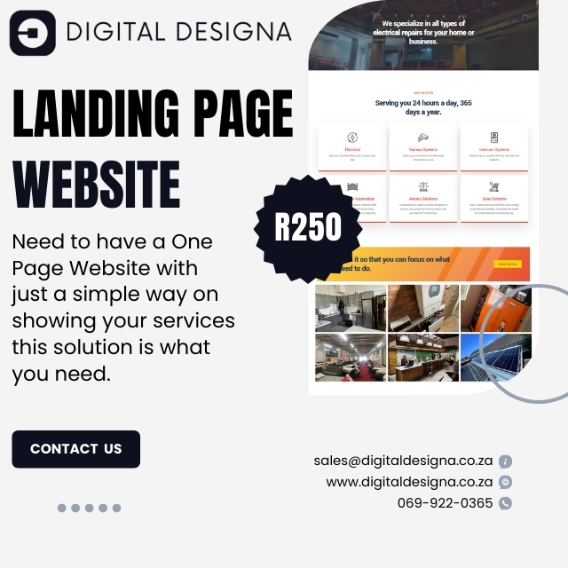 Landing Page Web Design