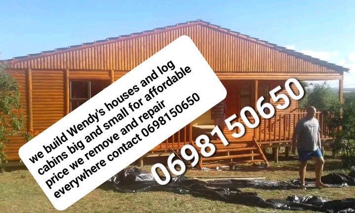 9m by 7mt cabin wood for sale