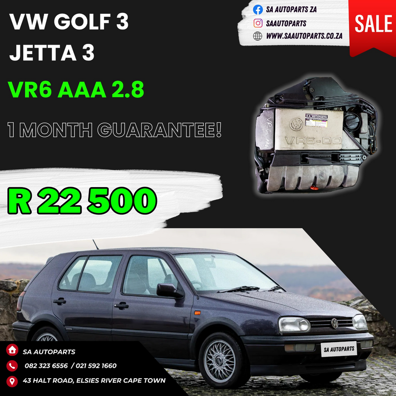 VW VR6 AAA 2.8 import motor engine for sale