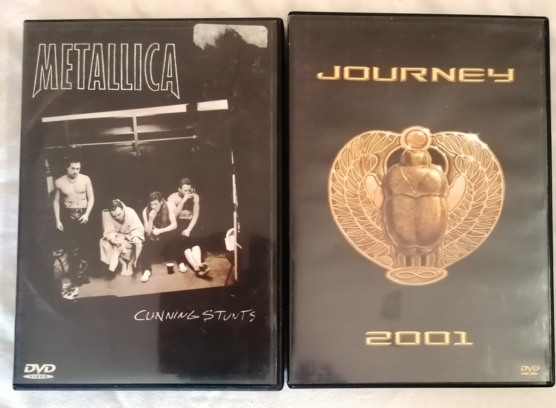 2 Music DVDs, Metallica &amp; Journey