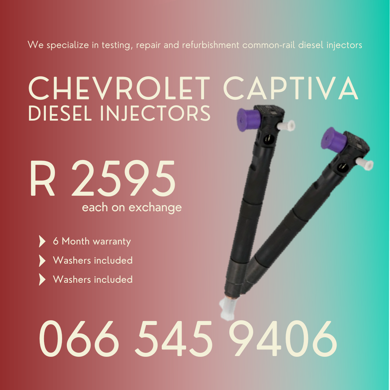 Captiva Delphi diesel injectors for sale on exchange
