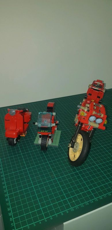 Lego Motor bikes and scooter