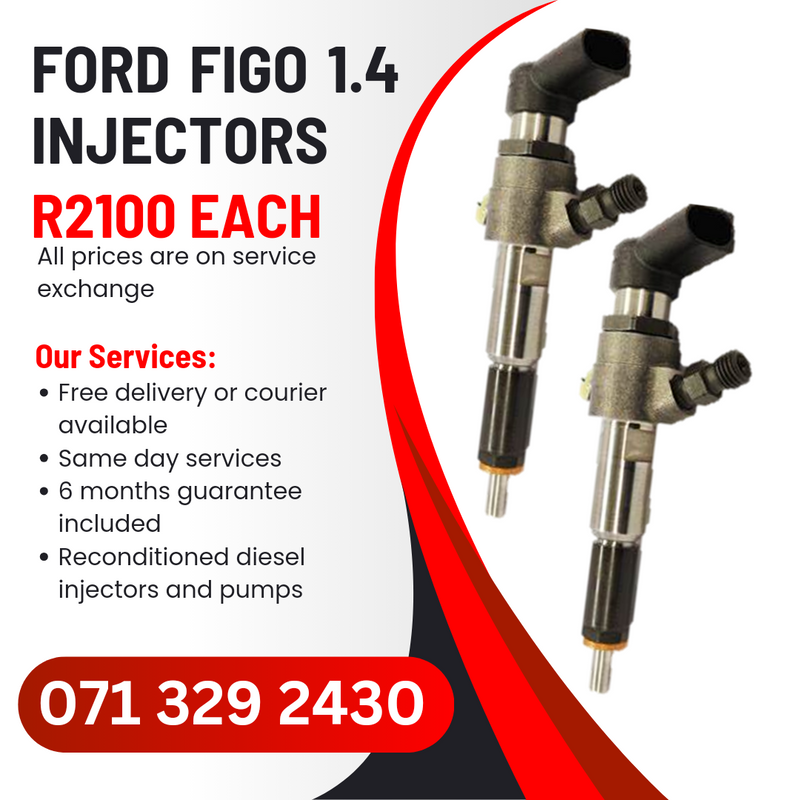 FORD FIGO 1.4 INJECTORS FOR SALE WITH WARRANTY