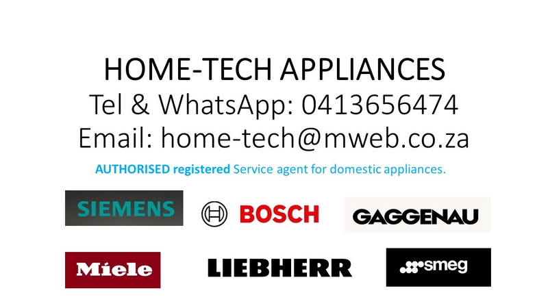 Service &amp; repairs to Bosch, Siemens, Gaggenau, Smeg, Miele &amp; Liebherr domestic appliances.