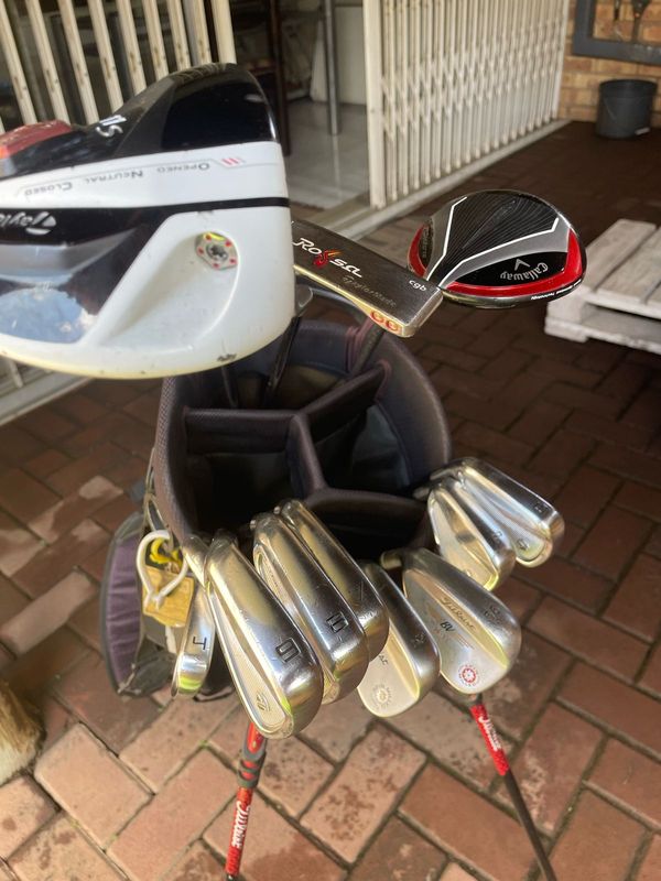 Taylormade P7 MC irons left hand and golf set