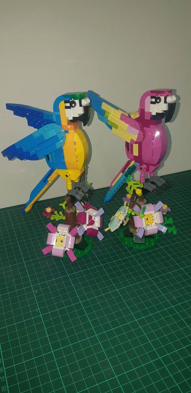 Lego Parrot Pair