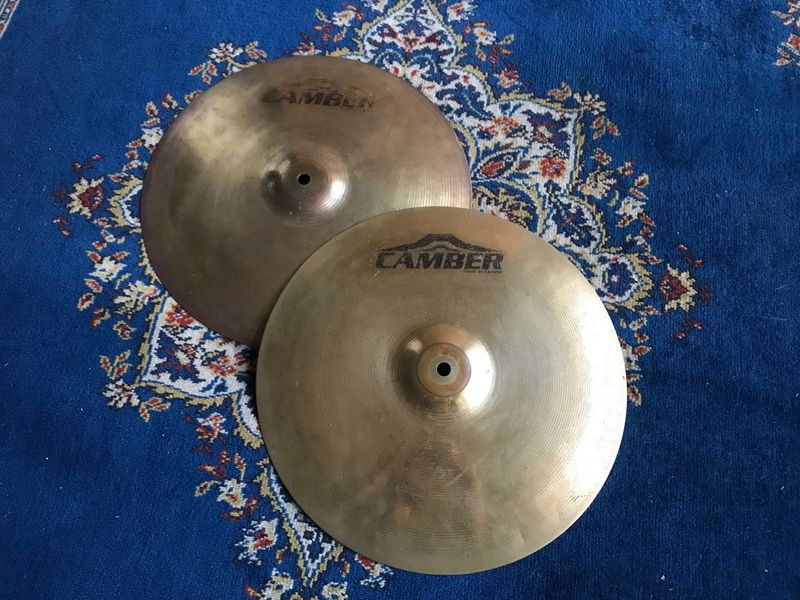 SALE or TRADE: CAMBER Drum Cymbals Hi Hat pair and Ride