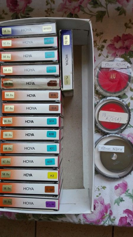 Hoya Photographic circular filters for sale