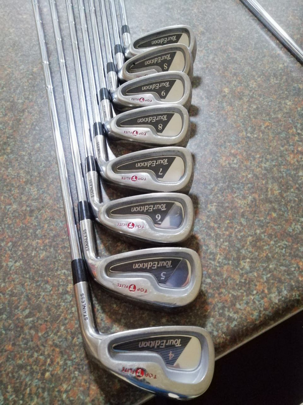 Golf Clubs (4-PW and Putter &#43; bag):  Top Flite Tour Edition, price negotiable