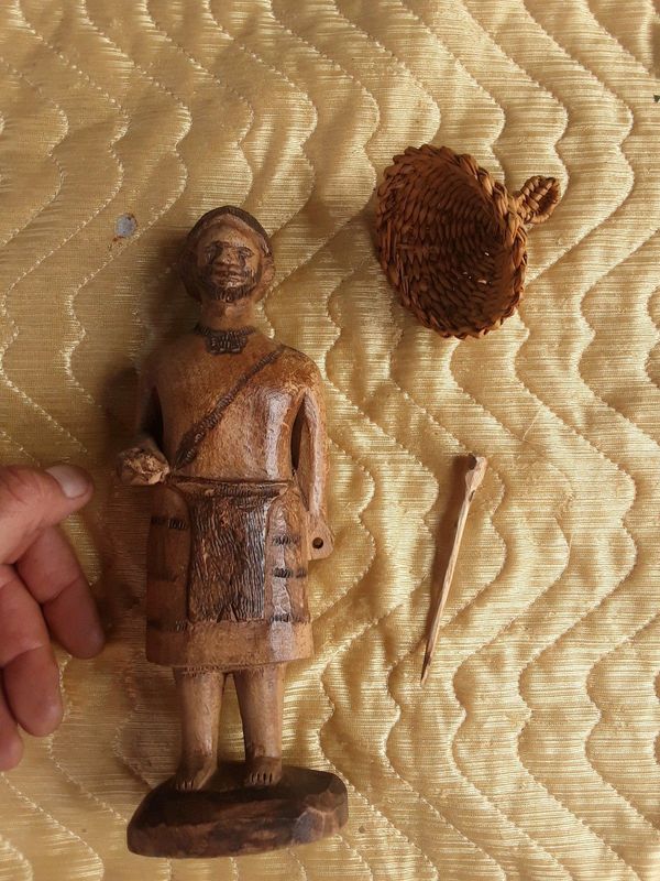 Vintage south african statuette