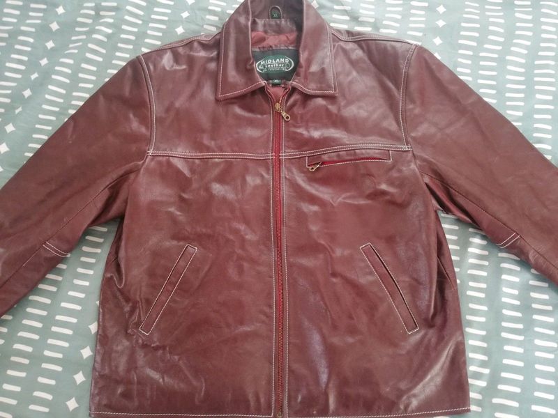 Red Genuine Leather Jacket