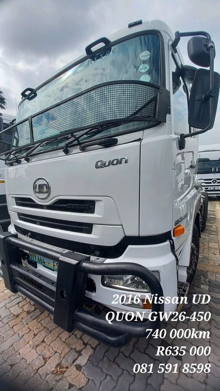 2016 Nissan UD Quon GW26-450 &#64;R635 000