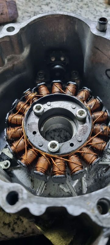 Honda xr 125 stator coil with chasing