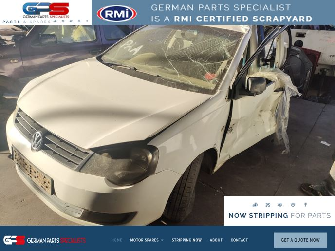 VW Polo Vivo 1.4 CLP 2010 Sedan Manual Gearbox used spares and used parts for sale