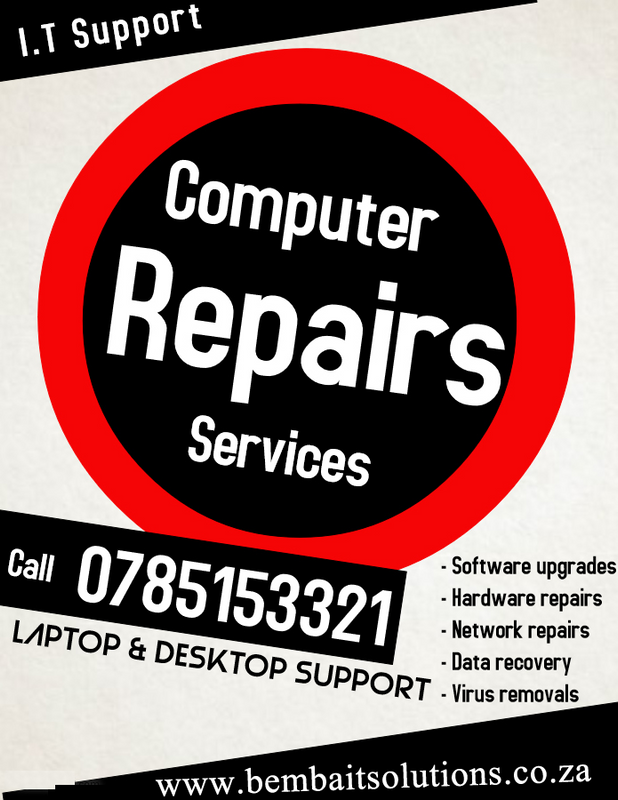 I.T technician to repairs all your laptop &amp; desktop problems at your home or office