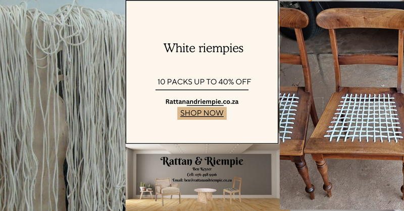 White chair riempies DIY bundles - best quality