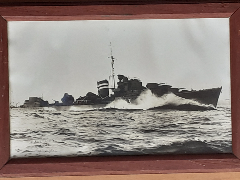 Original photograph of WW2 HMS Janus