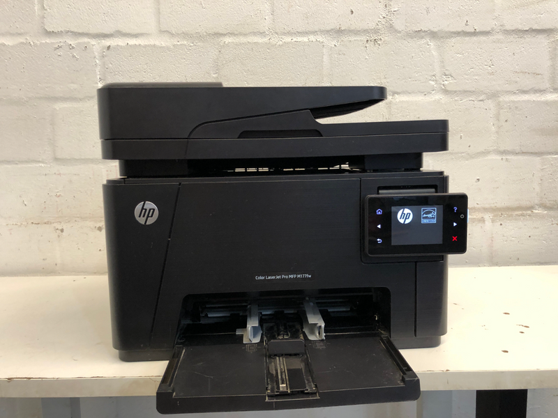 Hp Color Laser Jet Pro MFP M177fw Scanner Copier Printer -