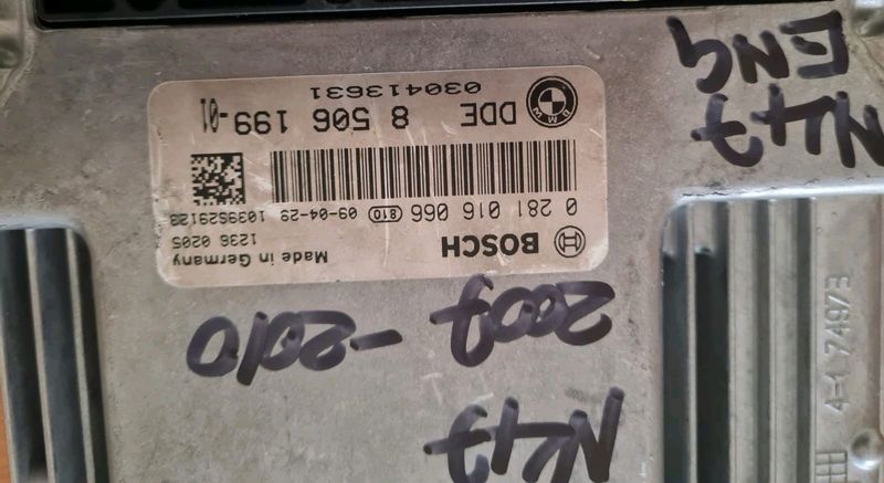 BMW E60 520D N47N Engine CDE 2008-2012 Bosch ECU part# DDE 8 506 199