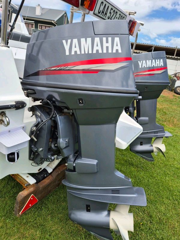 Pair of 60hp Yamaha Outboards. Only 200 hours.