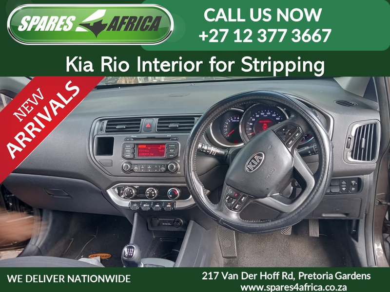 Kia Rio interior stripping for spares