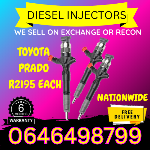 Toyota Prado diesel injectors for sale on exchange