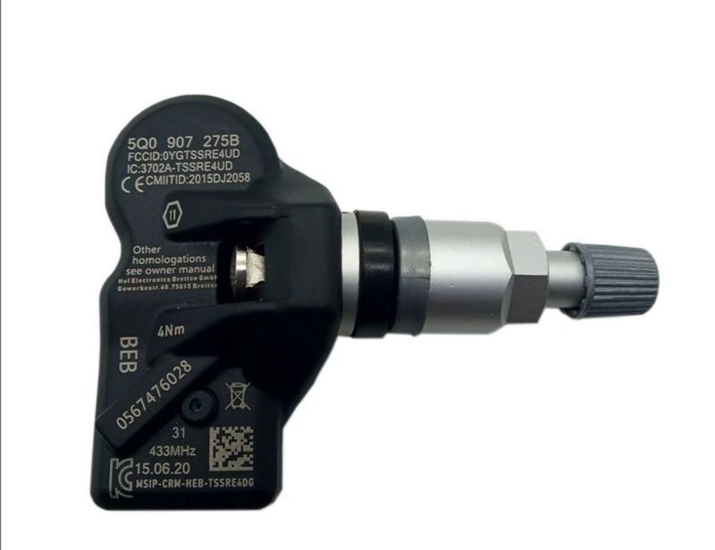 Used TPMS Sensor Audi / Bentley / Porsche / Skoda / Volkswagen , 5Q0 907 275B, 5Q0907275