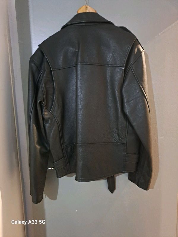 Biker leather jacket