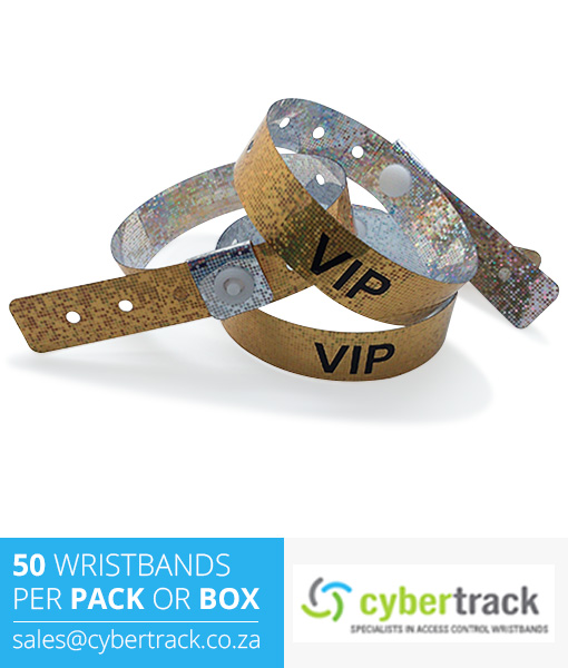 50 VIP Wristbands L-Shape
