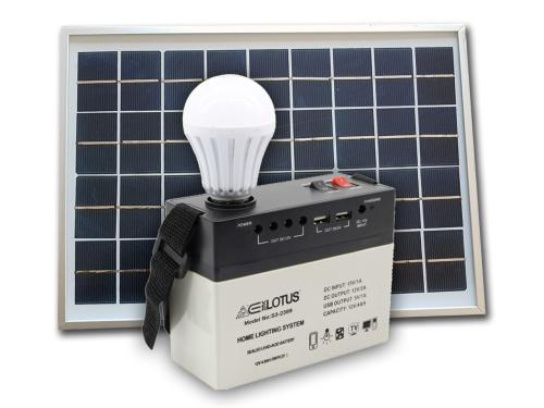 ~ Brand New Everlotus 5W/12V Solar Lighting Powerbank System S5-2399 ON SALE ~