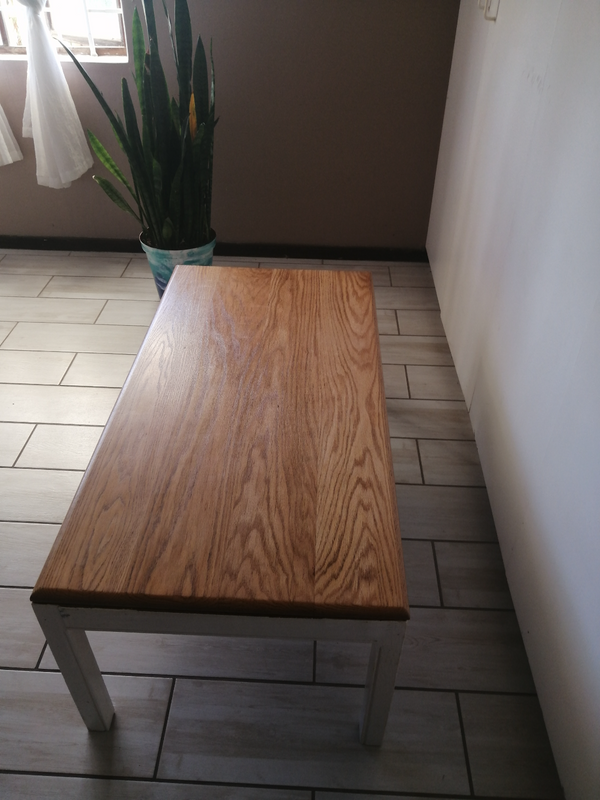 Second hand solid oak coffee table for sale