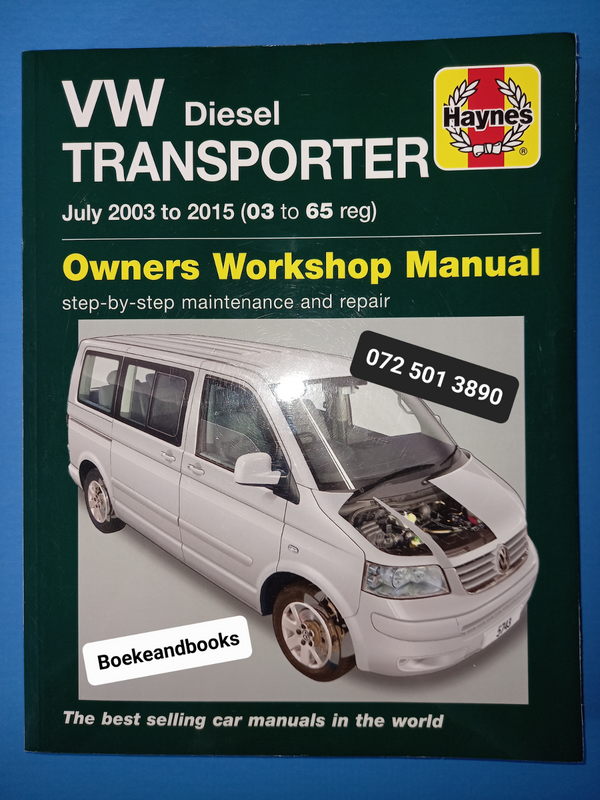 VW Diesel Transporter - July 2003 To 2015 (03 To 65  reg) - Owners Workshop Manual - Haynes - 5743.