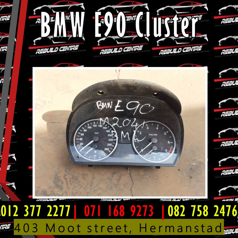 BMW E90 Cluster for sale.