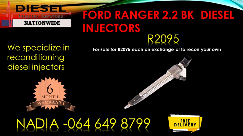 Ford Ranger 2.2 diesel injectors for sale - we sell on exchange or recon