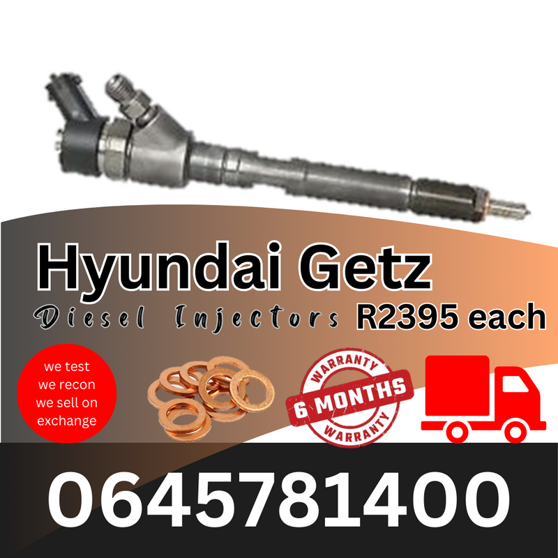 Hyundai Getz diesel injectors for sale